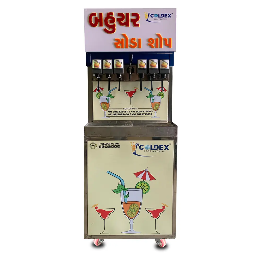 Soda Fountain Machine 6+2 for Shop Lucknow